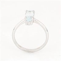 Anillo Zorzan Gioielli Mujer in Oro blanco Acquamarina 1.23 Ct ANPZ2542 - ANPZ2542